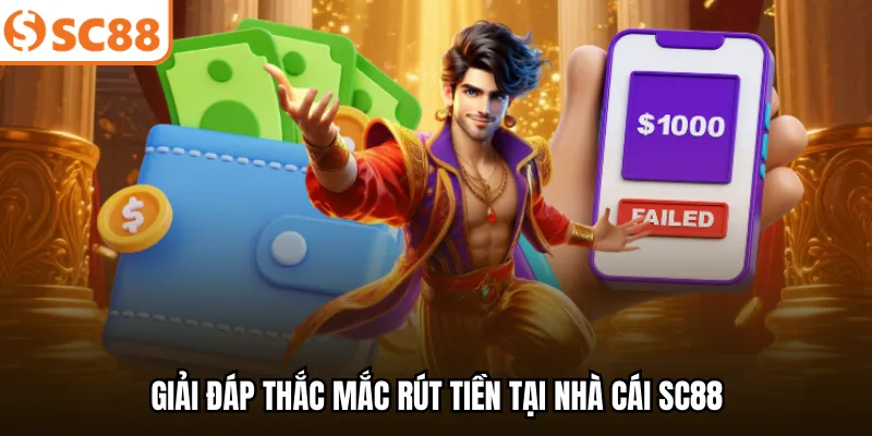 Giải đáp thắc mắc rút tiền tại nhà cái SC88
