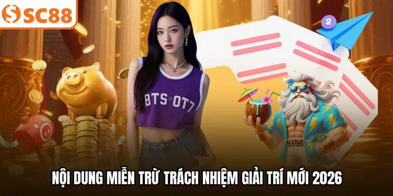 Nội dung miễn trừ trách nhiệm giải trí mới 2026