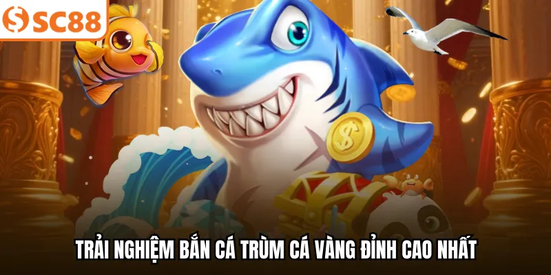 Trải nghiệm bắn cá Trùm Cá Vàng đỉnh cao nhất.